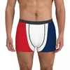 Underpants Men's Panties Boxers Underwear Flag Of France Sexy Male Shorts