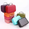 Totes Bolsa de maquillaje de cuero de cocodrilo para mujer Organizador de uñas portátil Bolsa de maquillaje para artista femenina Bolsa de maquillaje profesional de bellezastylishhandbagsstore