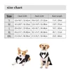 Dog Apparel Pet Clothes Fashion Party Show Formal Suit Tie Bow Shirt Wedding Tuxedo Halloween Dress for Small Large Supplies 230901