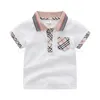 Polos Détail Bébé Garçons Vêtements Chemises À Manches Courtes Mode Enfant En Bas Âge Enfants Tee Tops Casual Sport Tenues Designers 1-6Y Drop Delive Dhtd1