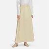 Ethnic Clothing One Size Muslim Dresses For Women Dubai Turkey Cotton Slim Floral Long Skirt Elegant And Versatile Arab Islamic