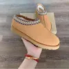 نساء Tazz Slippers Tasman Fur Slides الكلاسيكية بذور الخردل الفائقة منصة ميني