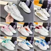 Дизайнерские кроссовки Louise Vuttion Designer Rivoli Sneaker Luxury Men Women Women Shoes Classics Низкие кроссовки Charli