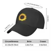 Berretto da baseball personalizzato girasole per uomo donna fiori regolabili cappello da papà floreale sportivo