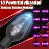 Giocattoli anali Vibranti Butt Plug APP Controllo Vibratori Sesso per donne Uomini Silicone Massaggiatore erotico Stimolatore Dildo Adulti 230901