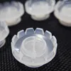 False Eyelashes Disposable Blossom Cup Glue Holder Plastic Stand Quick Flowering For Extension Makeup Tools