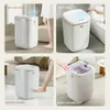 Waste Bins 20L Automatic Sensor Trash Can With UV Light Rechargeable Smart Dustbin For Bathroom Toilet Wastebasket with lid Home 230901