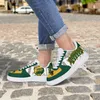 Diy Shoes One For Men Women Platform Casual Sneaker Personlig text med Green Cool Style Trainers Outdoor Shoes Cartoon Versatile36-48 205900-1