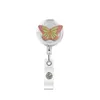 Business Card Files The Flowers Retractable Badge Reel With Alligator Clip Name Nurse Id Holder Decorative Custom Drop Delivery Otfvt