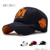 Ball Caps Mens Baseball Hat Wolf Вышивая кепка мужской женский женский хип-хоп Sport Sports Dad Sun 220318