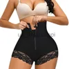 Taille Tummy Shaper Dames Taille Trainer Butt Lifter Body Shaper Afslankend ondergoed Hoge taille Tummy Controle Slipje Shapewear Sexy Kanten Shaper Panty x0902