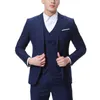 Men's Suits XY05 Business Casual Suit Three-piece Groom Bridesmaid Wedding Large Size Men Blazer Slim Fit