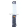 Facklor bilinspektion Ljus bärbar LED -arbetsljus USB -laddning Kraftfull campinglampa Ficklampan utomhus magnetiska nödlampor HKD230902