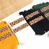 Women Socks 4 أزواج خريف نمر طباعة خمسة إصبع سيدة القطن أنبوب أخمص القدمين الكوري الياباني