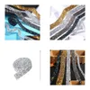 Party Decoration 2021 NYA 2 meter fixade kristaller Rhinestone Ribbon Trim Spet Sying Dress Drop Delivery Home Garden Festive Supp DHR04