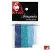 Barrettes à cheveux Barrettes Ins Net Rouge Accessoires de mode Version coréenne de paillettes Petite coiffure sauvage Vague Colorf Carte Drop Livraison Juif Dhwco