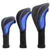 Outros produtos de golfe 3pcs / set Golf Putter Covers Driver 1 3 5 Fairway Woods Headcovers Long Neck Head Cover Nylon Mesh Golfing Acessórios 230901