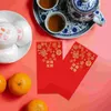 Geschenkverpackung 10 PCs Red Geldbörsen Jahr Hollow -out -Umschlag Chinesische Pakete Taschengeldumschläge Papier