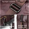 Портфельбазы Bullcaptain Men's Men's Bag Подличный кожаный портфель мужской для ноутбука 14 Messenger Business Portfolio Document A4 230901