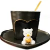 Den senaste 9oz Söta Little Bear Coffee Cup -designen, många stilval, supportanpassning av alla logotyp