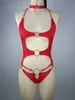 Set sexy body erotico eroto top senza schienale sissy allacciato su corpo rosso calmo sexy porno costume fantasia fantasia 230808