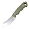 1PCS M7643 Outdoor Survival Prosty nóż 14C28N Stone Wash Tanto Blade Full Tang Green Micarta Uchwyt stały noża ostrza z Kydex