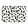 Tapetes Dalmatian Spots Design Porta Tapete Anti-Slip Impermeável Polka Dot Leopard Pudim Cão Capacho Varanda Entrada Tapete Tapete Footpad