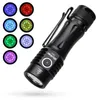 Torches Wurkkos TS25 Powerful EDC 4000lm Flashlight Quad TIR Optic with 8 Multi Color Aux LEDs 21700 Torch Anduril 2.0 USB-C Power Bank HKD230902
