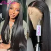 Synthetic Wigs 13x6/13x4 HD Lace Front Human Hair Wigs 34 Inch Brazilian Glueless 360 Frontal Wig Straight 4x4 Lace Closure Wigs with Baby Hair 230901