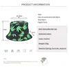 Berets Panama Bucket Hat Print Hip Hop Fisherman Men Men Outdoor Summer Casual Cotton Bob Chapeau Visor Cap