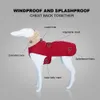 Hondenkleding Winter Warme dierenkleding Waterdichte jas voor middelgrote grote honden Dikke kledingjas Greyhound Wolfshond Herder 230901