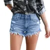 Shorts pour femmes Europe et États-Unis Summer Washed Cotton Tempérament Commute Femmes Coupé Jean Boxe pour les femmes