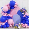 Other Event Party Supplies Blue Pink Arch Balloon Garlands Gender Reveal Baby Shower Wedding Ballon Happy Birthday Decor Kids Adults Baloon 230901