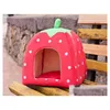 Dog Houses Kennels Accessories 2014 Newest Cute Lovely Soft Super Cool Sponge Stberry Pet Cat House Bed 1Pcslot Drop Delivery Home Gar Dhoto