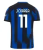 LUKAKU soccer jerseyS 23 24 BARELLA VIDAL J.CORREA ALEXIS INTERS DZEKO MILANS GOSENS SKRINIAR BROZOVIC LAUTARO ERIKSEN Player version home Football shirt uniform 66