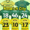 23 24 NOR WICH PUKKI SOUCCER JERSEYS CITY 2023 2024 HUGILL RASHICA MCLEAN DOWELL BUENDIA TZOLIS SARGENTホームイエローアウェイレッドサードメンキットフットボールシャツ