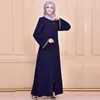 Vêtements ethniques Ramadan Abaya Femmes Satin Hijab Robe Mode Turquie Lâche Zipper Kaftan Marocain Musulman Islam Maxi Robe Casual Dames