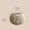 Mum Tutucular Hindistan Cevizi Kabuk Ahşap (3 Set) Kokulu Tealight Mumlar - Boho Dekor Votive Cnim