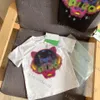 T-shirts pour enfants Tête de tigre impression lettres vêtements été fille T-shirts mode mignon hauts confortables décontracté enfants vêtements garçon bébé modèles style t-shirts