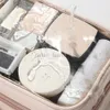 Totes PVC makeup bag transparent toilet organizer double layer box with zipper travel face wash caitlin_fashion_ bags