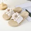 Slippers Women's Summer Rome Style Flower Comfortable Light