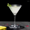 Hip Flasks Cocktail Triangle Glass Goblet Crystal Champagne Bar Cup Classical Small Capacity