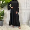 Etniska kläder Mellanöstern Muslimska Fashion Women spetsstitching klänning Vestido Largo Mujer Verano Robe Elegante Femme Maxi