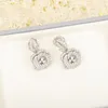 Boucles d'oreilles tendance 2023, marque de qualité supérieure, cadeaux d'anniversaire, bijoux de luxe pour femmes, fleur de Rose, fiançailles, mariage, argent 925