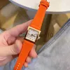 Other Watches 2023 fashion designer womens quartz ment high quality genuine leather women mini 20mm wrist es gold montre de luxe oranges H777 J230902