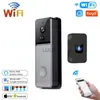 Door Locks Tuya Smart Door Camera Bell HD Video Camera 1080P Electronic Door Lock with Camera Doorbell with Night Version for Home HKD230902