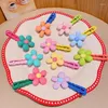 Haaraccessoires 2 stks Leuke Kroean Kleurrijke Bloem Haarspeld Haargrip Clips Voor Meisjes Vrouwen Kinderen Childs Vintage Krab Gift