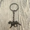 Keychains Schnauzer nyckelkedjor mode husdjur hund smycken bil nyckelring väska nyckelring för kvinnliga män