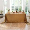 Toalha de mesa retangular com lantejoulas, toalha de mesa retangular para festa de casamento, bandeira colorida antiderrapante, evento de negócios, decoração para casa e jantar