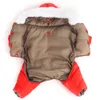 Abbigliamento per cani Vestiti per piccoli animali domestici Cappotto invernale caldo impermeabile Felpe con cappuccio Addensare Abbigliamento Tuta Giacca a 4 gambe per ragazza Ragazzo Cani 230901